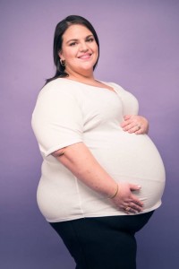 Create meme: big belly, pregnant woman, jennifer plus size pregnant