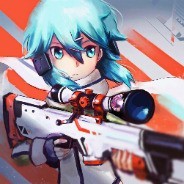 Create meme: sinon cs go, sinon with AVP, sinon sao