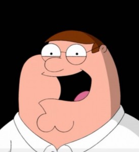 Create meme: Peter Griffin smiling, Griffin meme template, family guy characters photo