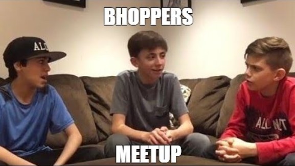 Create meme: meme kid , the boys are discussing a meme, three boys discussing a meme