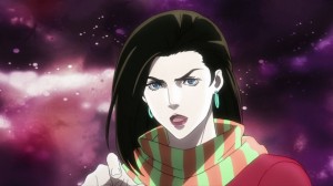 Create meme: battle tendency, the incredible adventures of jojo, Lisa Lisa jojo