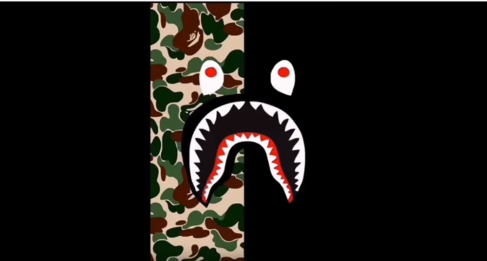 bape logo shark