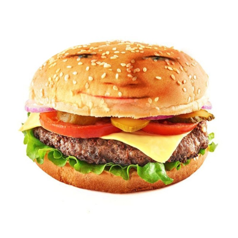 Create meme: Burger , hamburger , burger on a white background