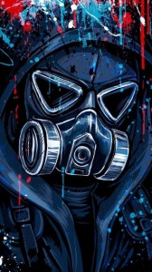 Создать мем: gas mask art, маска противогаз, противогаз
