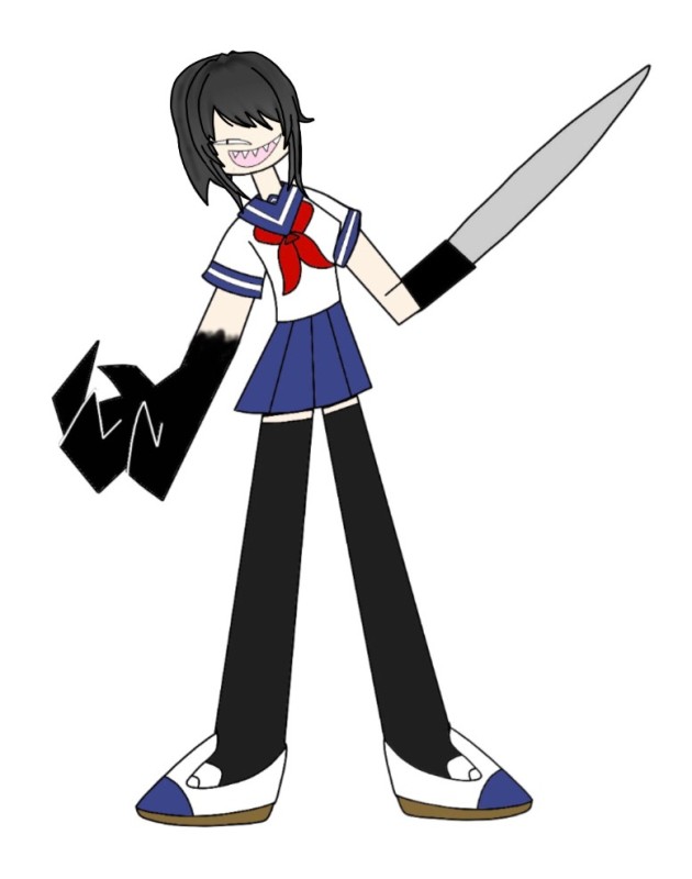 Create meme: yandere simulator, andere , yandere simulator characters