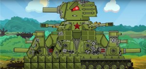 Create meme: cartoons about tanks Guerande, cartoons about tanks kV 44, homeanimations cartoons about tanks