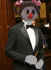 Create meme: white tie and tuxedo, karkusha has died, puppets