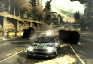 Create meme: nfs most wanted 2005 screenshots from the game, most wanted 2005, the bridge vanted 2005