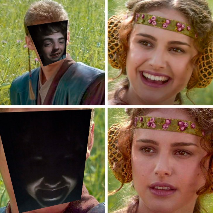 Create meme: star wars meme anakin and padme, Padme and Anakin meme, meme Anakin and Padme on a picnic