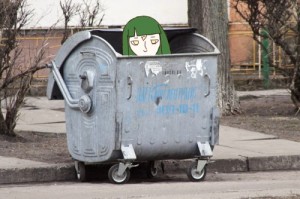 Create meme: spontaneous dump, new case found in a dumpster girls in shebunino, smittya