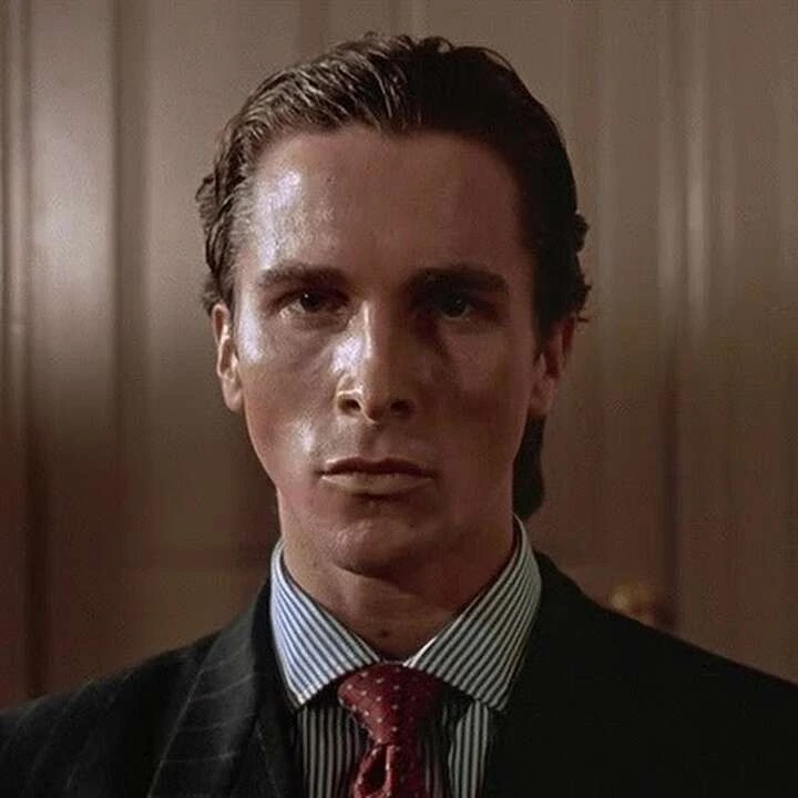 Create meme: american psycho 1, patrick bateman american psycho, Bale Christian