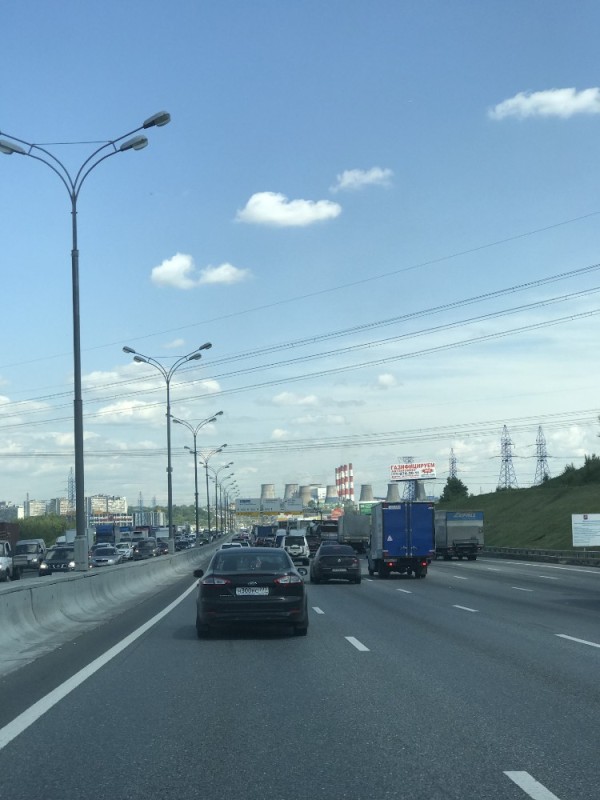 Create meme: traffic jam on the MKAD, moscow mkad, MKAD