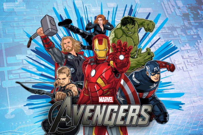 Create meme: the Avengers poster, avengers characters, superhero avengers