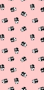 Create meme: drawing pandas, background for phone, background cute
