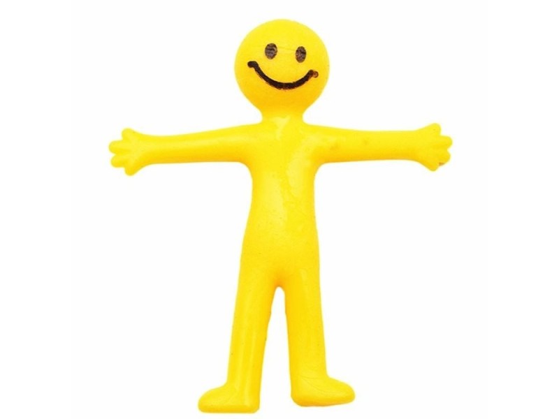 Create meme: yellow men, rubber men, children's toy