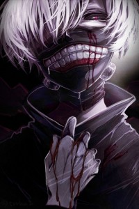 Create meme: the Kaneko Ken the clown, ken kaneki, the Kaneko