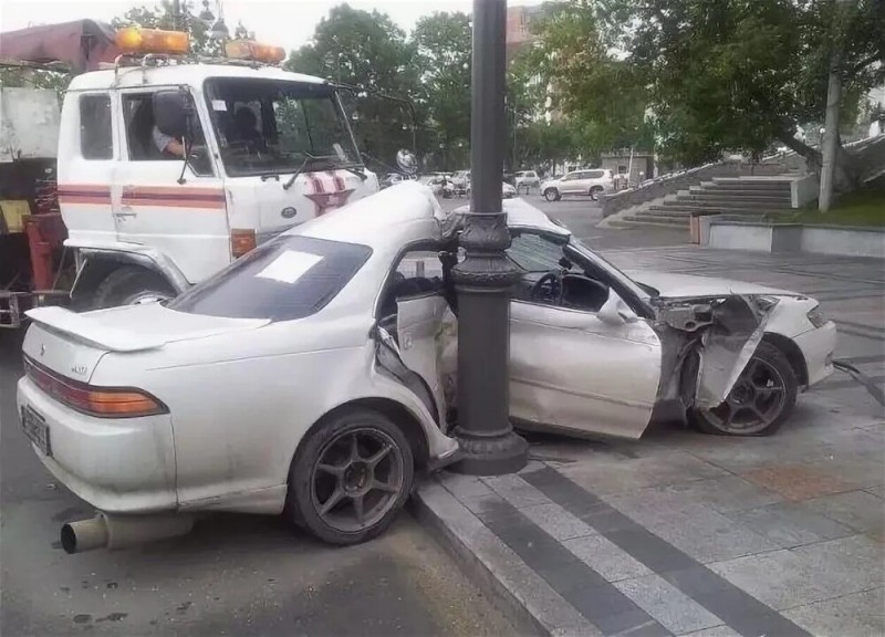 Create meme: mark 2 on the pole, toyota mark 2 on the pole, Mark 2 wound up on a pole