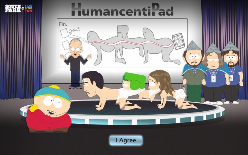 Create meme: Kyle South Park The Human Centipede, South Park season 15, Eric Cartman