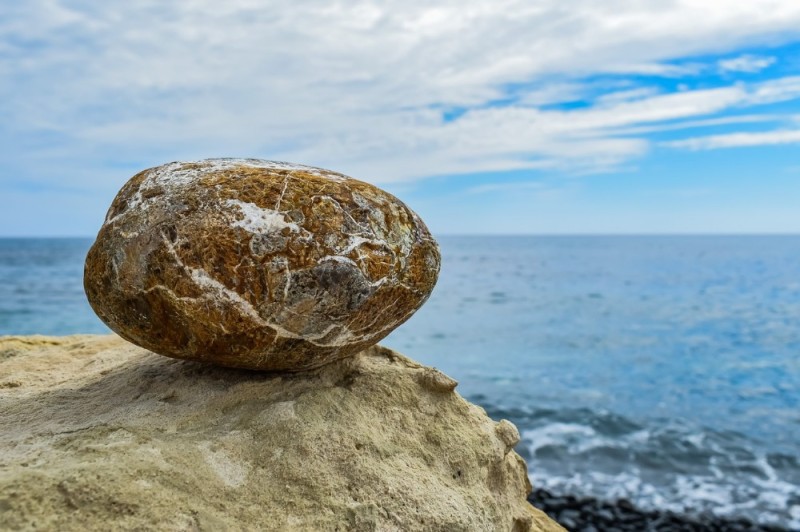 Create meme: stones on the seashore, stone , pebble stone