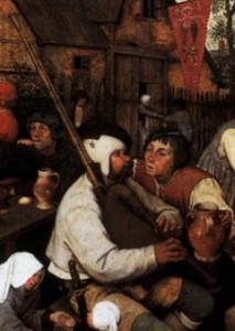 Create meme: Pieter Bruegel the blind leads the blind, Pieter Bruegel the elder the blind, Pieter Bruegel the elder peasant wedding