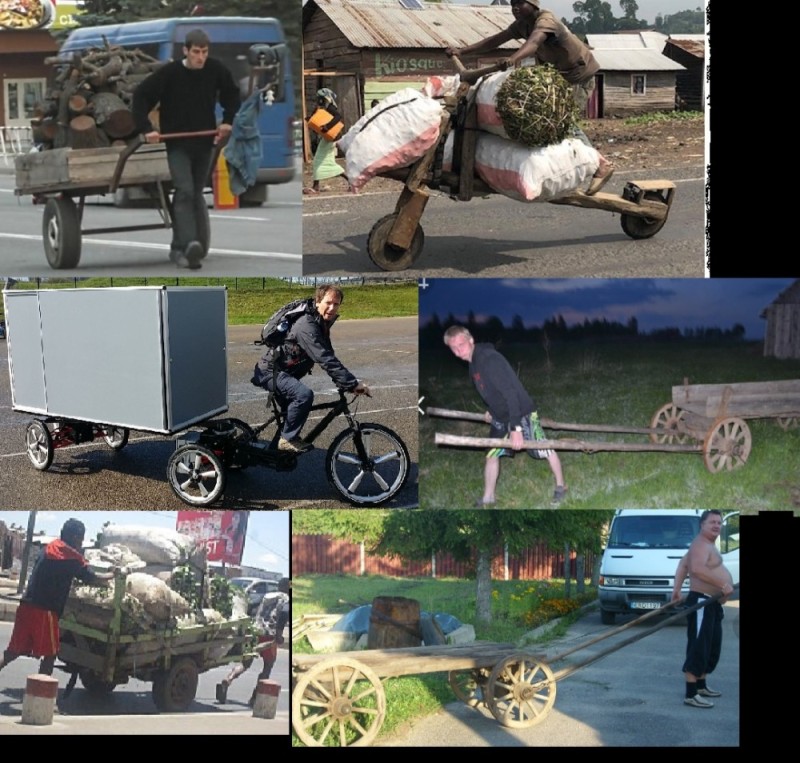 Create meme: two-wheeled trolley, cart, kibitka