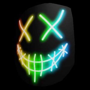 Создать мем: человек, neon mask, roblox