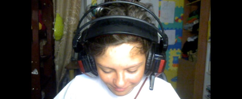 Create meme: headphones, The girl with the headphones, headphones for children