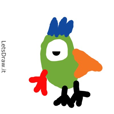 Create meme: polly's parrot, parrot , polly parrot