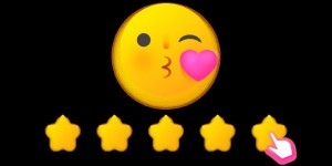 Create meme: kiss emoji, cool smileys, smiley mirror Emoji