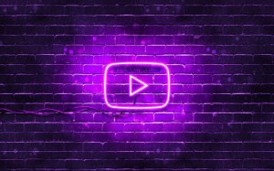 Создать мем: неоновый логотип, фиолетовые фоны, фиолетовая шапка для канала