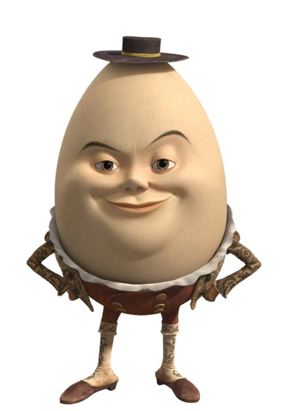 Create meme: the egg from puss in boots, humpty dumpty drawing, Humpty dumpty Alice in Wonderland