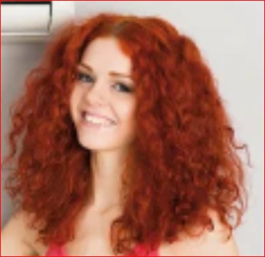 Create meme: red curly hair, red curls, julia kogan