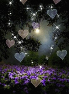 Create meme: purple heart, good night sweet dreams, good night darling