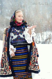 Create meme: Russian folk costume