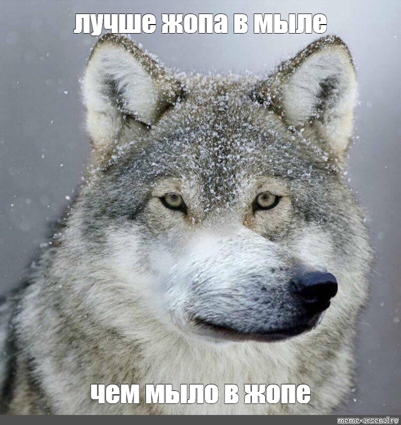 Мыло в попу!