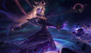 Создать мем: темная космическая люкс лига легенд, league of legends, люкс лига легенд