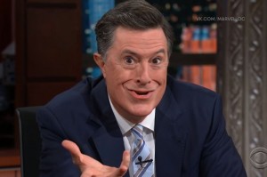 Создать мем: Кадр из фильма, colbert, stephen