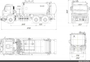 Габариты кму камаз