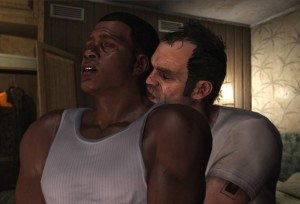 Создать мем: франклин и тревор, тоже, grand theft auto v