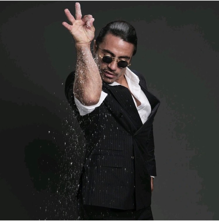 Create meme: salt bae, nusret gokce, Nusret gokce