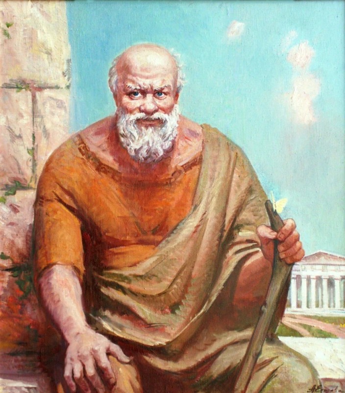 Create meme: socrates the philosopher portrait, socrates the philosopher paintings, Socrates Greek philosopher