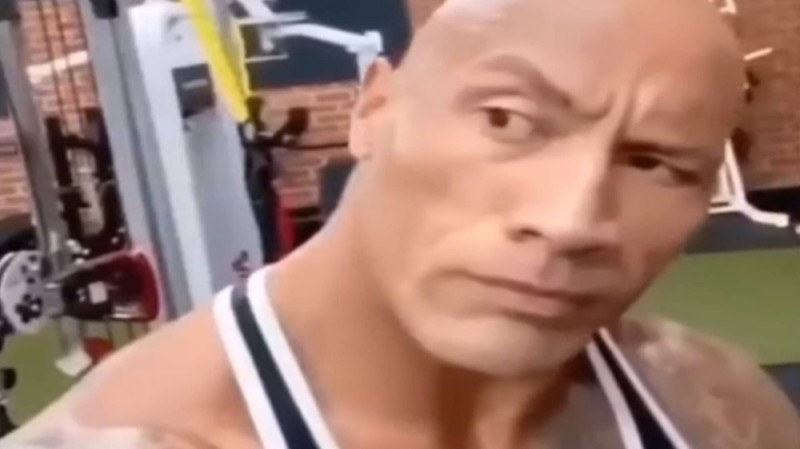 Create meme: Dwayne Johnson, johnson's rock view meme, johnson rock meme