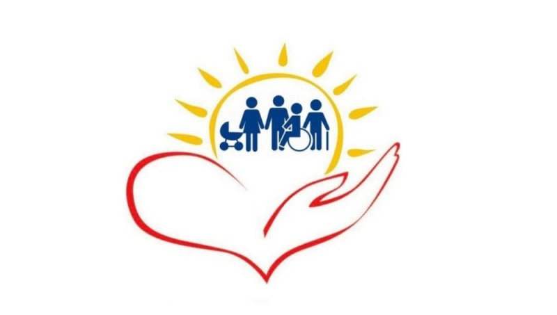 Create meme: the emblem of social protection, the emblem of social work, social protection