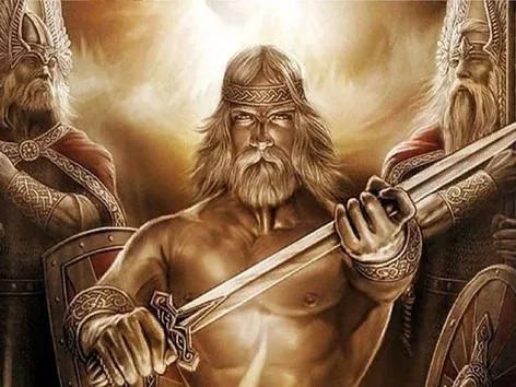 Create meme: Slavic gods of Ozhiganov Svarog, Svarog is the Slavic God, Slavic gods svarog