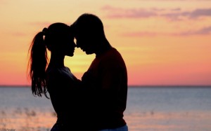 Create meme: couple in love at sunset, love pictures beautiful romantic, romantic photos of lovers