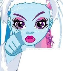 Create meme: monster high , monster high abbey, abby bominable