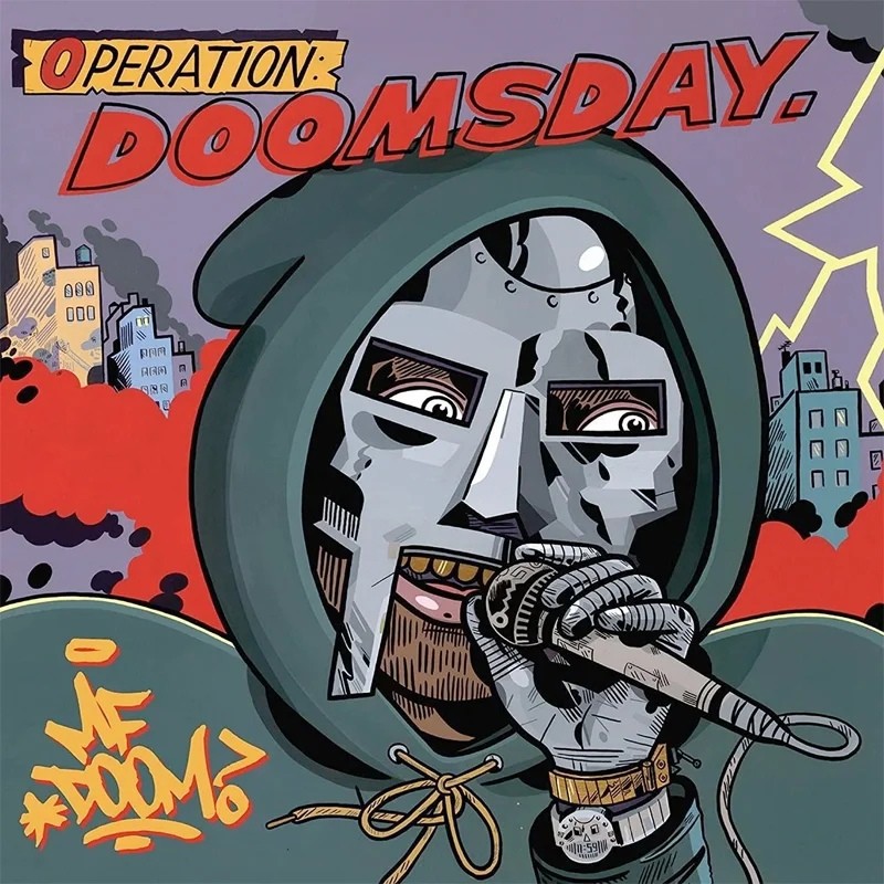 Create meme: mf doom, operation: doomsday, poster 