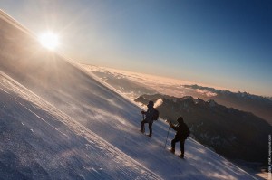 Create meme: les arcs, climb to the top of Elbrus on a snowmobile, why at the height of the difficult to breathe