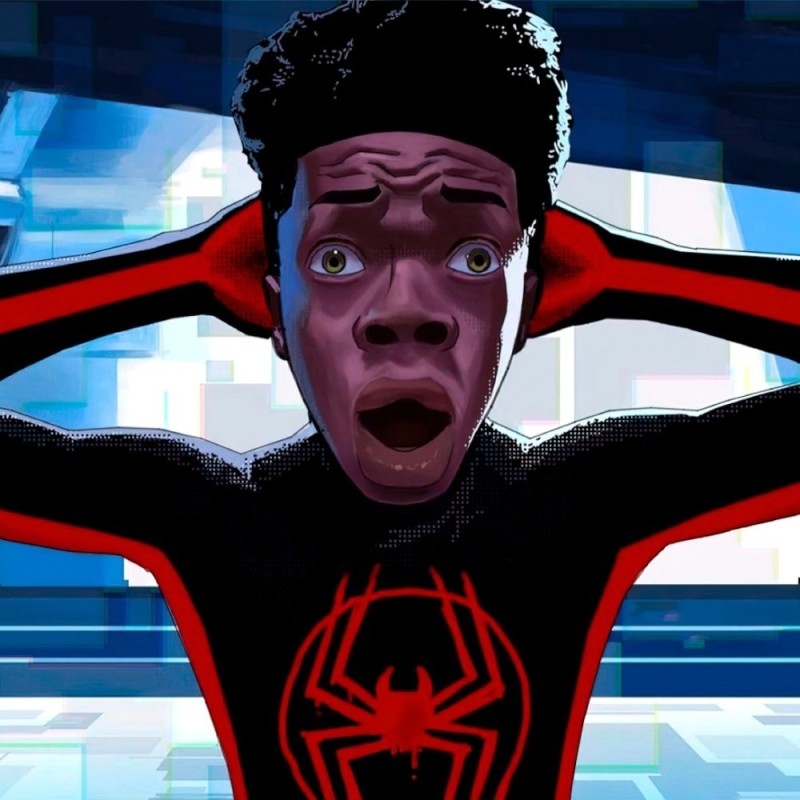 Create meme: Spiderman universes through 2018, spider-man through the universe 2, spider miles morales
