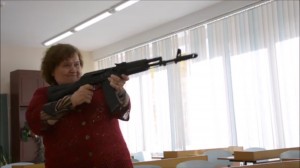Create meme: shooting a dart from an air rifle, shooting, voroshilovskaya shooting